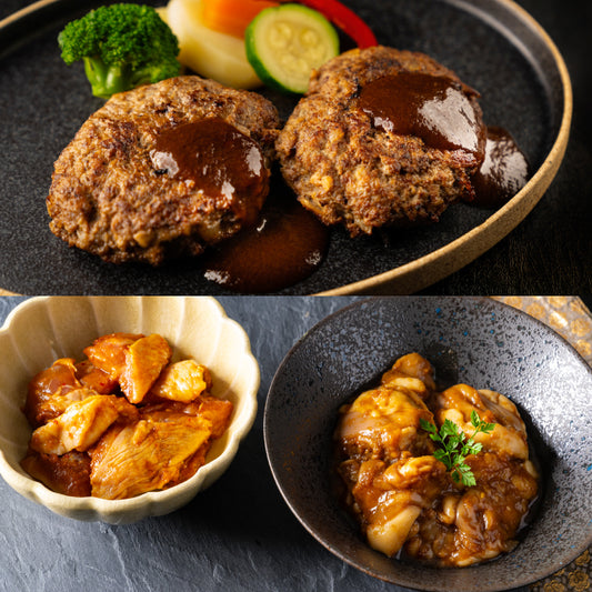 ご当地セットハンバーグ