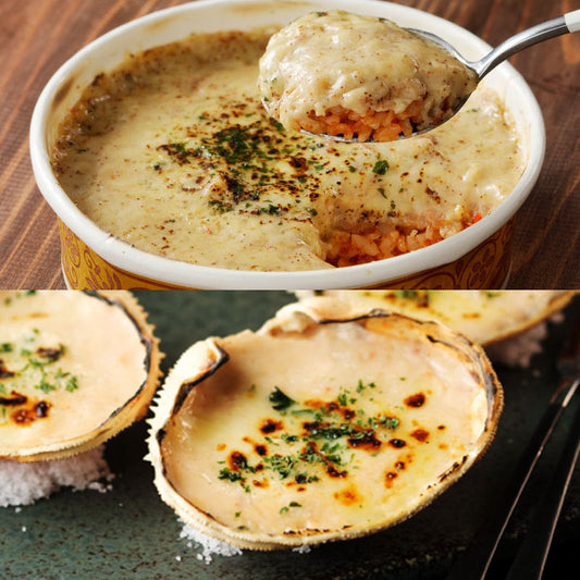 コッペ蟹ドリア&グラタンセット/天の酒喰食房