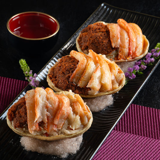 セイコ蟹の甲羅盛 3個セット/天の酒喰食房