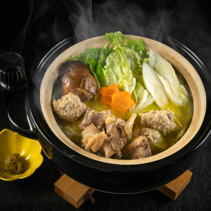 「100年地鶏」水炊きセット(2~3人前)/鳥屋花