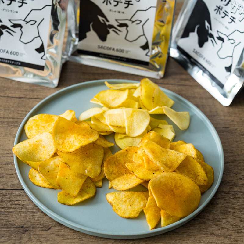 徳之島産じゃがいも100%バリザクポテチ SACOFA600 3種類味セット(各味