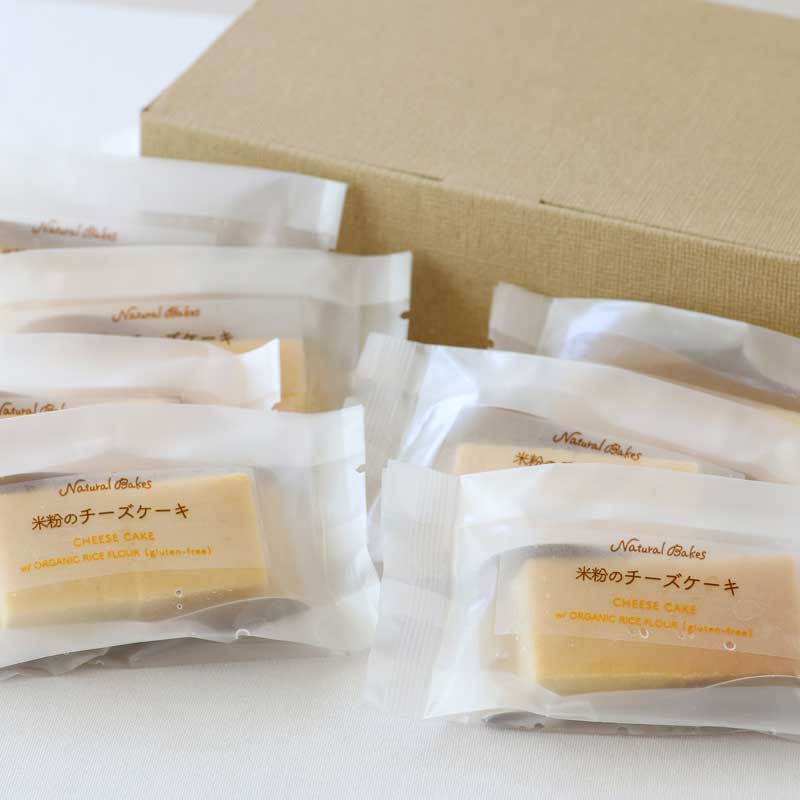 有機米の玄米粉で作ったチーズケーキ/ナチュラルキッチンサール