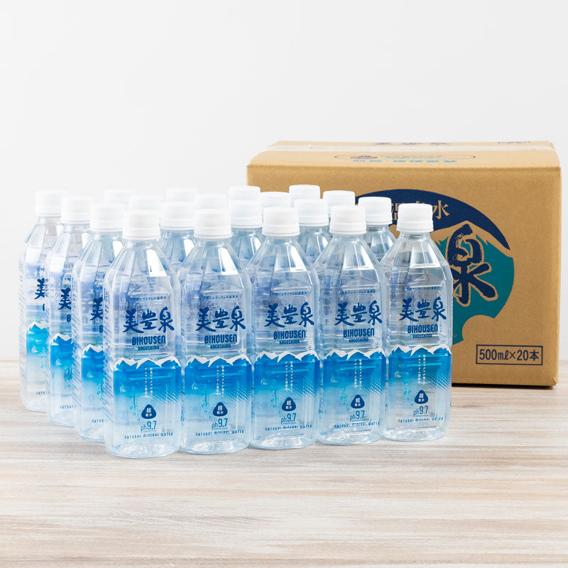 500ml×20本 飲む温泉水/美豊泉