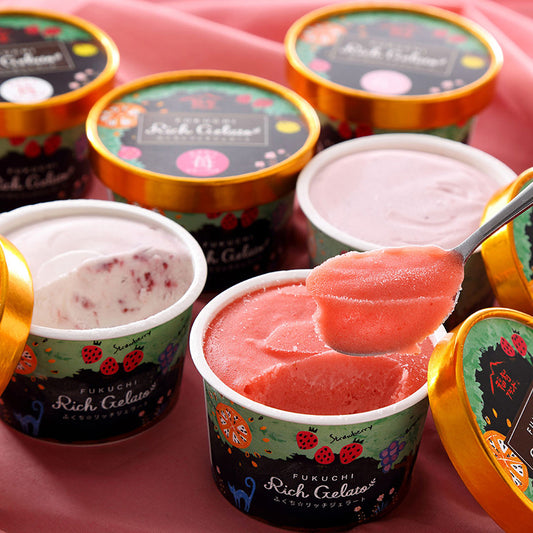 ふくち★リッチジェラート あまおうセット(6個入)/福智ブランドファクトリー