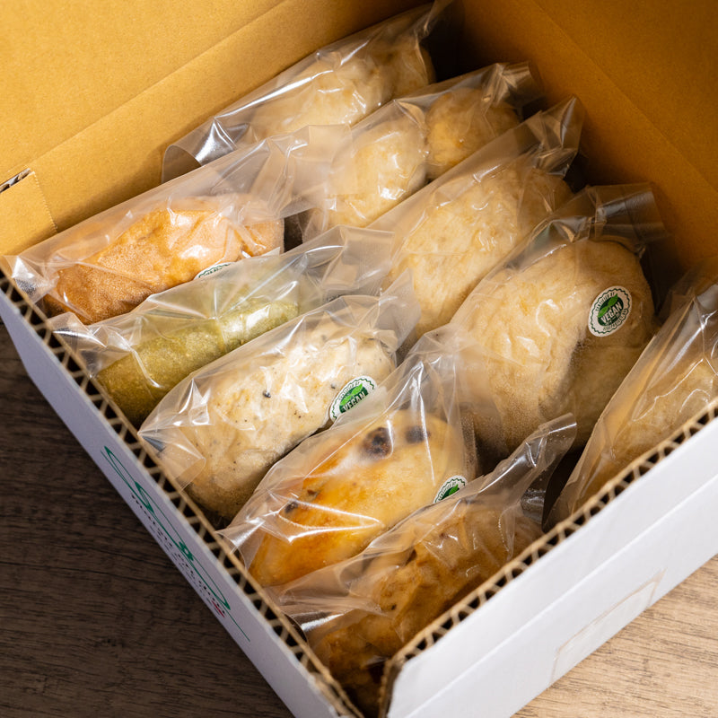 南魚沼産玄米ベーグル 6種10個入り/まつえんどん