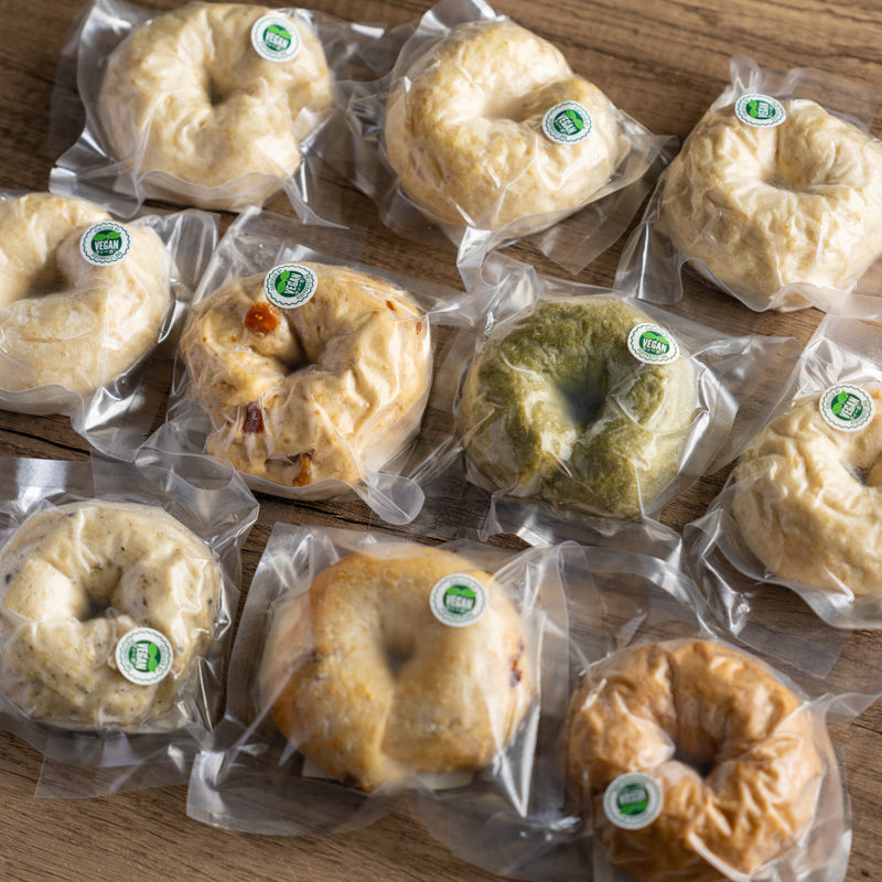 南魚沼産玄米ベーグル 6種10個入り/まつえんどん