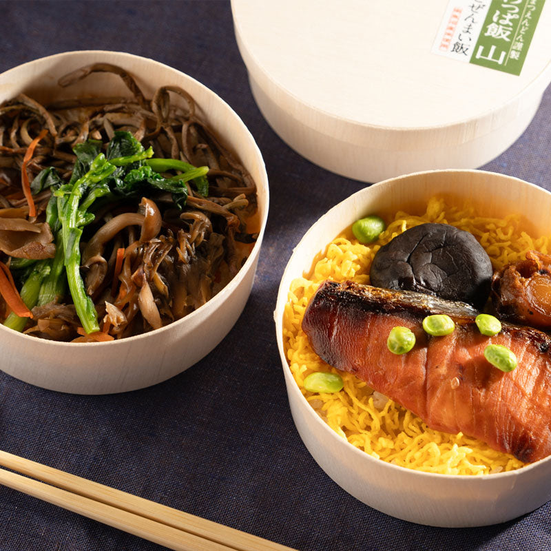 わっぱ飯 2種6個入りセット/まつえんどん