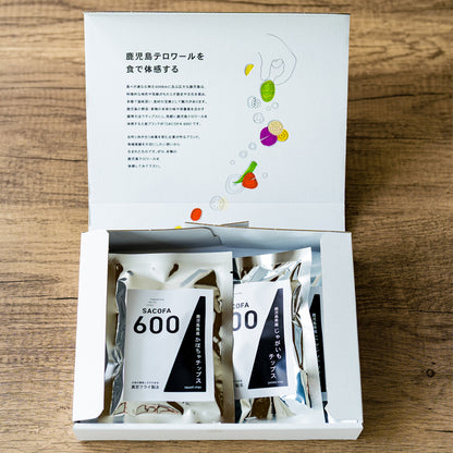 SACOFA600 鹿児島産 野菜チップス4袋/箱入