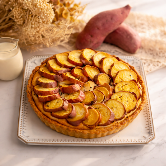 おいもと黒ゴマのタルト