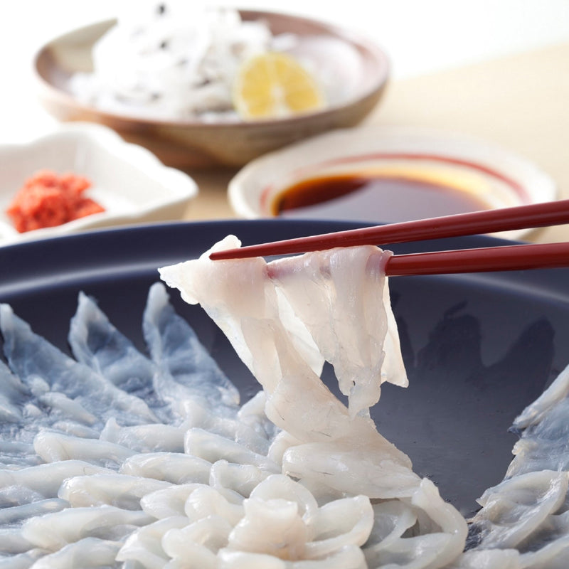天然トラフグ刺身セット80g/こだわりふぐショップかぶやま