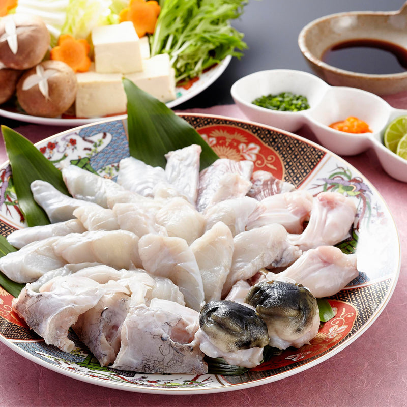 天然トラフグちりセット500g（7つ道具入り）/こだわりふぐショップかぶやま