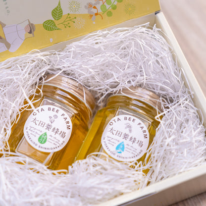 太田養蜂場　2種蜂蜜セット　パッケージ