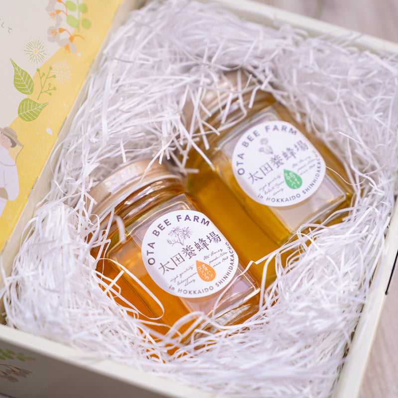 太田養蜂場　2種蜂蜜セット　パッケージ