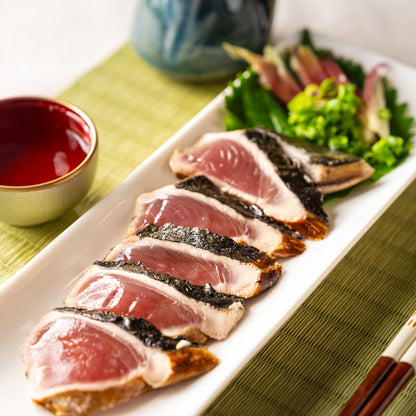 カツオ塩たたきスライス 醤油ポン酢