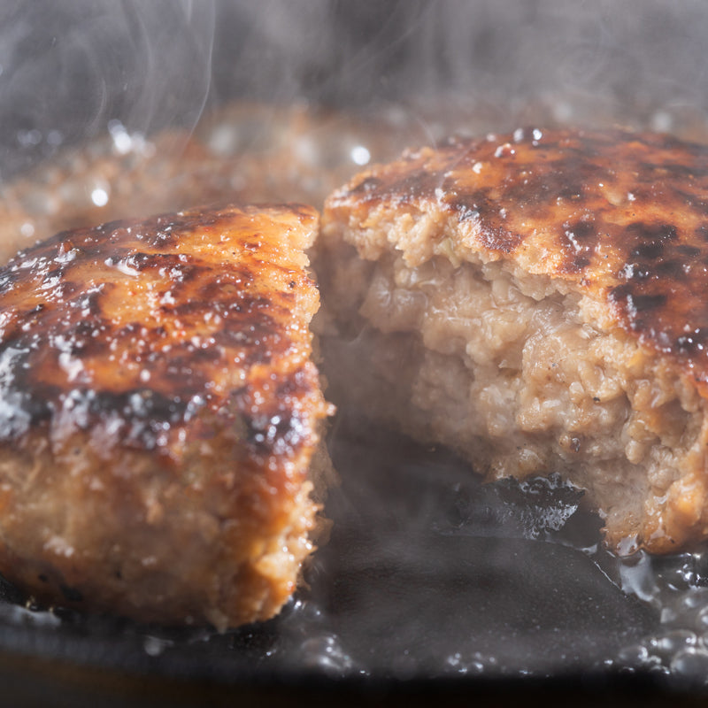老舗焼肉店が作った「無添加・飛騨牛100％ハンバーグ」（3個入）/飛騨牛ダイニングかはん